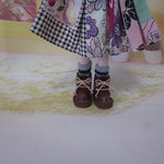 ブライスのかわいい革のブーツ☆ミニチュアブーツ☆