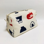 ねことおにぎりのポーチ  🐱🍙