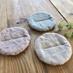 暮らしの布＊春色まんまるコースター3枚SET