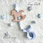 【再販7】Tiny Teeth 木馬のブルーシューズクリッパー  