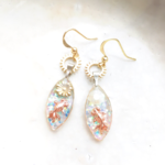 再販‼︎金魚ピアス 花と月