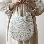 oval bag *⚮*ミナペルホネンの手ぬぐい jelly beans 使用*⚮*