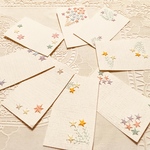 紙刺繍のメッセージカード
