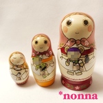 ❤︎torikuma 様専用❤︎3個組マトリョーシカ