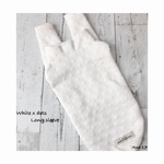 ⋆ 再販・シンプル長袖⋆ White x dots 犬服 ✃受注生産