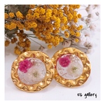 かすみ草 ❤︎ ゴールドピアス