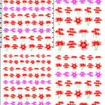 レジンパーツ　FL.88.-A4.曼珠沙華 .彼岸花.丸カラー