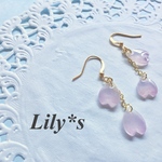 再販★揺れる桜の花びらピアス