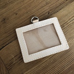 レザー*ネームホルダー*パスケース(ナチュラル)送料込