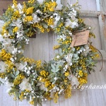 1***様へ　ミモザとかすみ草wreath