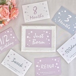 ピンクグレーペイントマンスリーカード【送料無料】