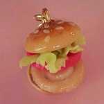 【送料込み】ハンバーガーキーホルダー/スイーツデコ