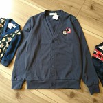 【165size】柴犬カーディガン 黒柴【親子お揃い】