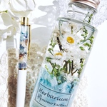 木箱ハーバリウム&ハーバリウムボールペン   spring フラワーギフト アイスブルー 
