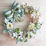 グリーンリース（24.5cm）＊アップルシードル・グリーンガーデン＊スプリングリース