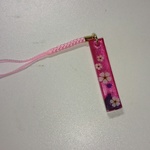 【夢見ることり】桜のタグレジンストラップ