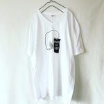 AMEOMEイラスト VネックT XL  ホワイト