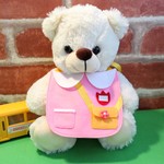 ペット用スタイ💖園児服あぶちゃん📛ピンク②