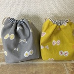 ちょうちょのコロンと巾着。