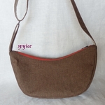 ななめがけbag(ブラウン)【送料込】