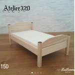 meipuru0520様専用 ベッド Dタイプ 15cm  ダブルサイズ ミニチュア家具 ドールハウス