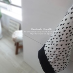🌳Hinoa88 ループ付 タオル 6重ガーゼ×Wガーゼ black/tree 30角