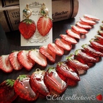 【⠀kotako0101様専用】スライスいちごのぷっくりピアス🍓