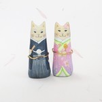 ウェディングねこさん★リングピロー(和装・色打掛)