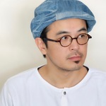 １点もの mushroom recycling denim cap / sizeL(60cm ) / no2