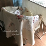 （95様予約済み）アンティーク刺繍・クロスஐ⋆*