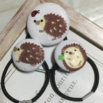 【Cセット】ハリネズミくんのヘアゴム3個セット
