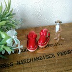 『ミディ＊HALU 』サボ・シューズ　red
