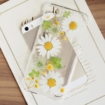 【#362】＊送料無料 ＊押し花スマホケース＊iPhoneケース押し花＊koko＊ノースポール＊