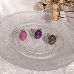 vintage cabochon silver ring