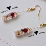 一輪の花ピアス/イヤリング