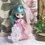 [プチブライス ピンクドレスセット