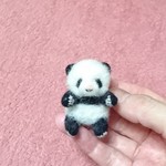 babyパンダ 羊毛フェルト