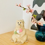 【再販】しろくま貯金箱     お花見バージョン