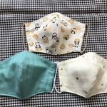 【a様専用】ガーゼ立体マスク大きめ子供用3枚セット