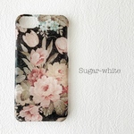  iPhone ケース ❤︎ antique rose 〜black