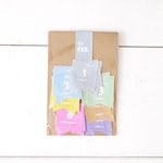 new*SIMPLE!COLORFUL!FLAG! 日付シール*2019年4月