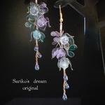 Sariko    紫陽花色に染まるピアス・イヤリング