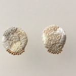 211◇iroiro◇アイボリー.刺繍ピアス/イヤリング