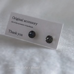 送料無料✴︎再販4♡6mm✴︎スワロフスキー ピアス・イヤリング✴︎ブラック ダイヤモンド