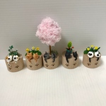 並べて飾って春だらけ