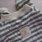 【S・袖付き】ワンダフク☆ドッグウエア～マリンボーダー