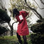 【送料込み価格】totto／コガネムシ／赤／ワンピース