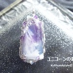 エンジェルフェザー・イン・フローライトペンダント（ワイヤージュエリー☆ワイヤーアクセサリー☆ワイヤーラッピング天然石ネックレス）