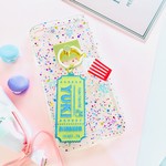  名入れ/iphoneX XS XSMax XR galaxys10 xperia AQUOS対応　スマホリングに名前いれケース