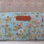 ワイルドフラワーズ　ハンドメイド　 長財布　リバティ